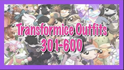 Transformice Fashion Outfits: 301 - 600 (Up to date furs & skins)!