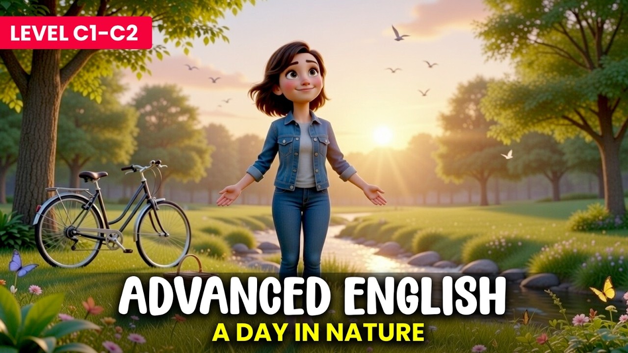 Real Life English conversation | A Day in Nature | Advance English | Shadowing
