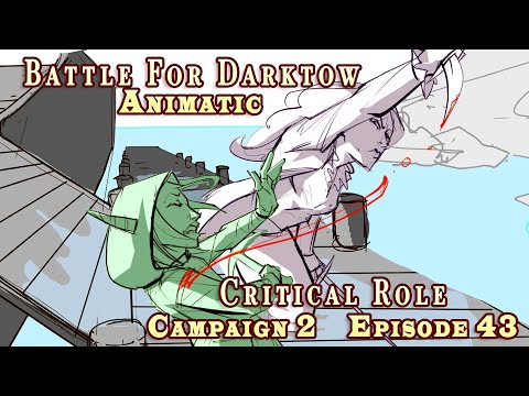 Battle For Darktow- Critical Role C2 E43 animatic