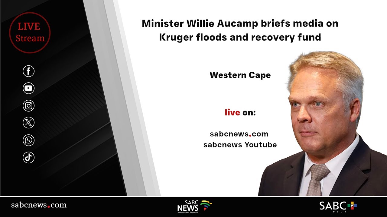 Minister of Forestry, Fisheries and the Environment briefs media flooding at Kruger National Park