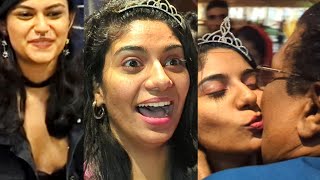 ആരധകര കണട ഞടടൽ മറത റനഷ എയർപർടടൽ വനനപപൾ Reneesha At Airport Akhil മരർ Bb5 Lechu