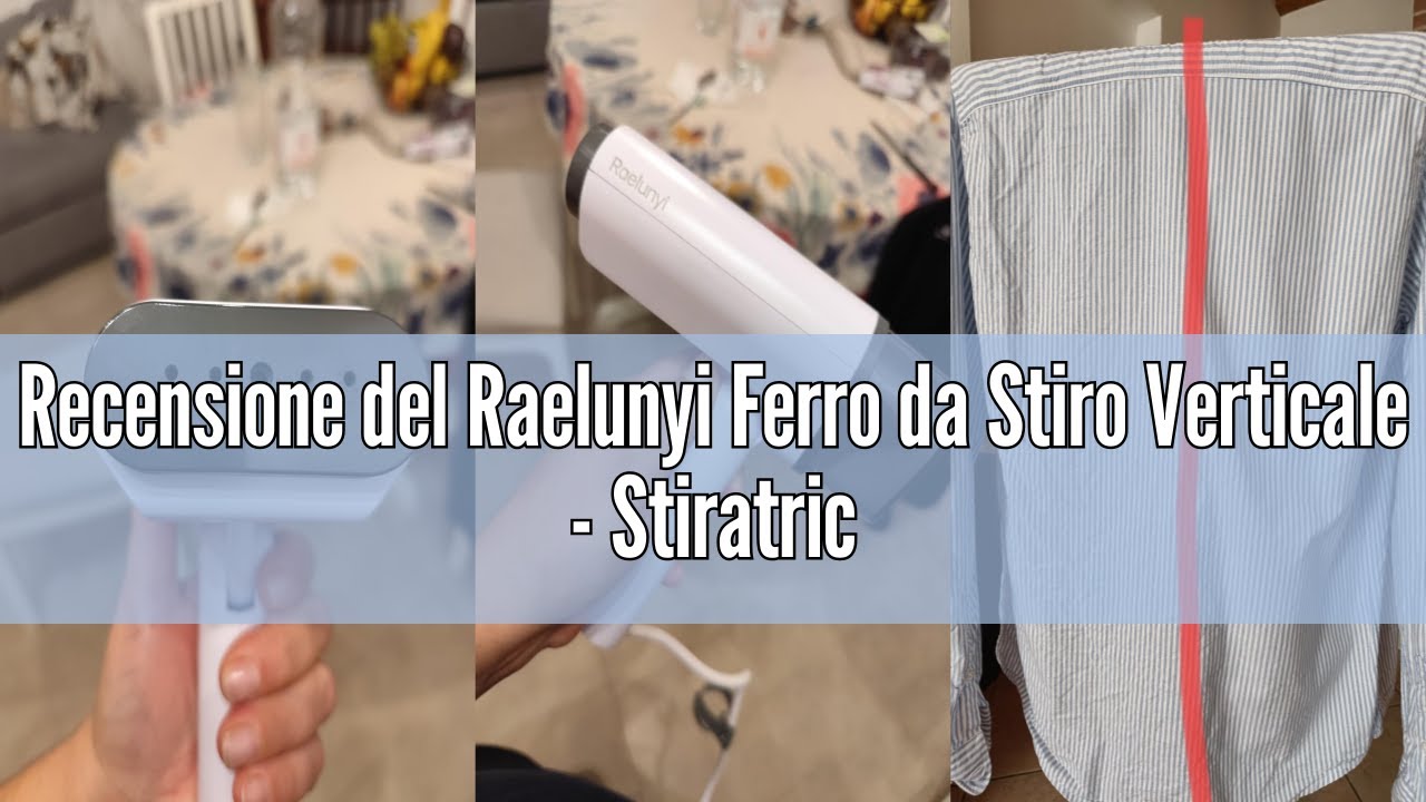 Ferro Da Stiro Verticale Raelunyi - Stiratrice Pieghevole Portatile Per Viaggi E Ufficio - Foto 8