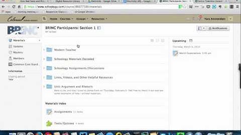 Submit assignment in schoology