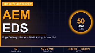 AEM Edge Delivery Services Complete Interview Guide | 50 In-Depth Q&amp;A | Novice to Expert