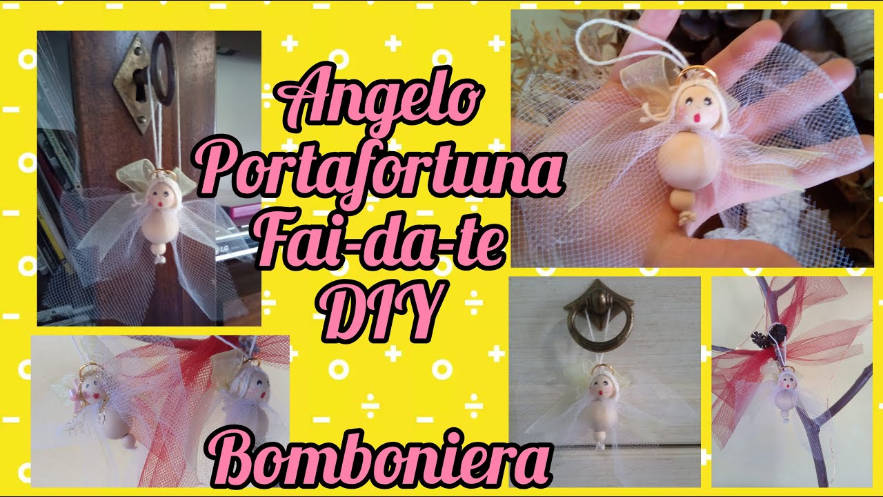 Angioletto #portafortuna #faidate #DIY ideale anche come #bomboniera 