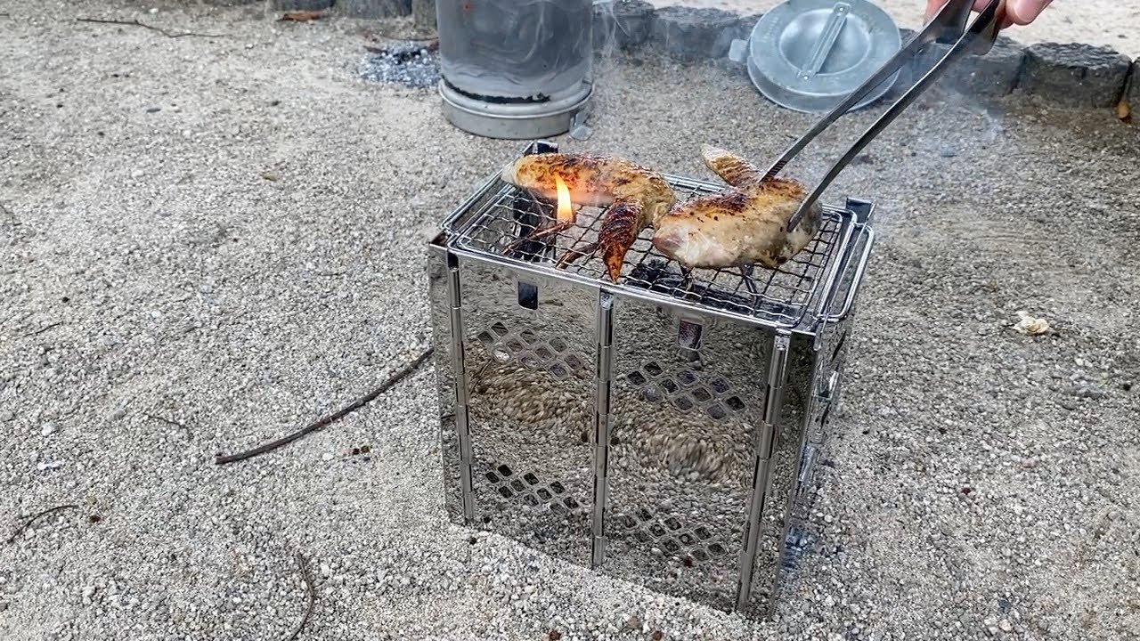 Vlog Captain Stag Kamadoでソロバーベキューin室見川野生の広場 Youtube