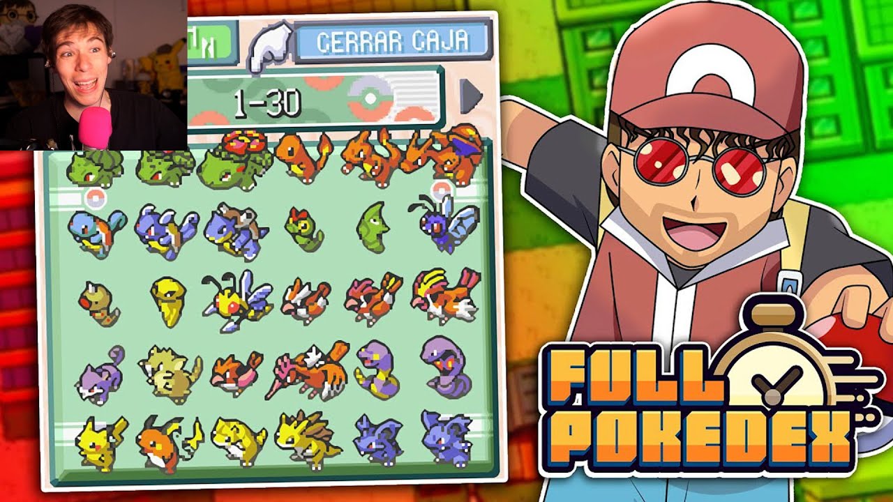 Folagor Reacciona ¿Qué Tan RÁPIDO Puedo COMPLETAR LA POKÉDEX en POKÉMON ROJO FUEGO y VERDE HOJA?