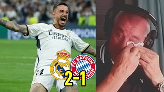 Poli Rincón rompe a LLORAR con la REMONTADA del Real Madrid 2-1 Bayern de Munich en Tiempo de Juego
