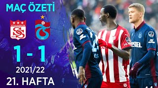 Demir Grup Sivasspor 1-1 Trabzonspor MAÇ ÖZETİ | 21. Hafta - 2021/22