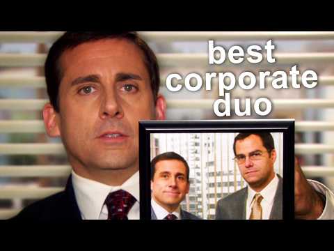 the evolution of michael scott and david wallace | The Office US | Comedy Bites