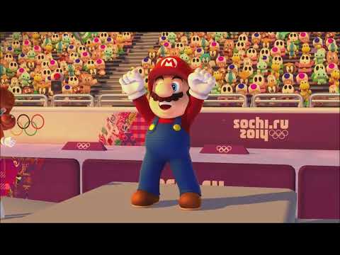 Mario & Sonic at the Sochi 2014 Olympic Winter Games - Biathlon (All Characters)