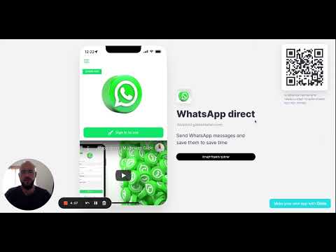 WhatsApp direct · · Made with Glide   20 April 2022