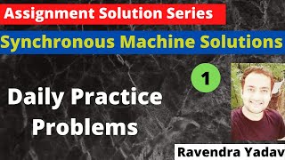 Synchronous Machine Assignment 1 Solutions Profile