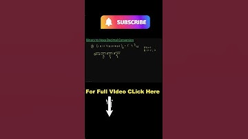 Binaire naar hexadecimale conversie |DE1 |BDLCO |C25 Leerplan #dcet #diplomamaths #ndacademy