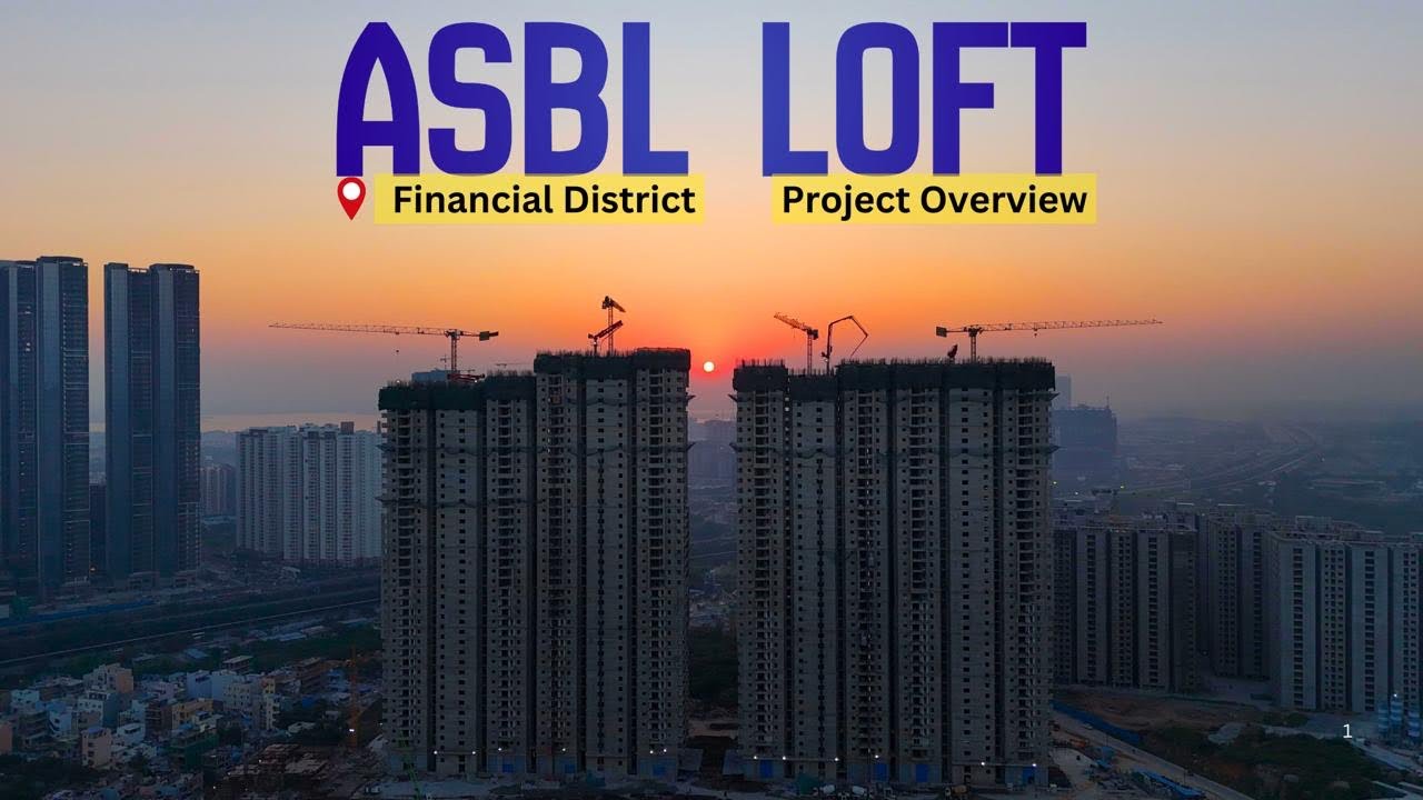 ASBL Loft ☎️ 9701450805 | 3 BHK Luxury Apartments in Financial District ...