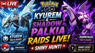 Kyurem Raid hour & Shadow Palkia Raids LIVE! ✨ Shiny Hunt & Raid Invites | Pokémon GO