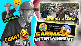 BIDESH KANDA nisturi sathi GARIMA ENTERTAINMENT FUNNY, EMOSTIONAL PART 1 REACTION VIDEO AK REACTION