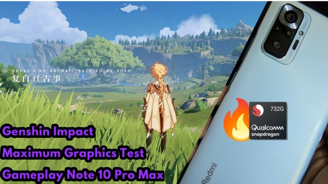 Redmi Note 10 Pro Max Genshin Impact Highest Graphics Setting Test | SD 732G is on fire🔥🔥🔥!!
