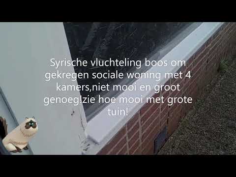 Syrische vluchteling krijgt grote sociale woning met 4 kamers maar is boos,niet mooi en groot genoeg