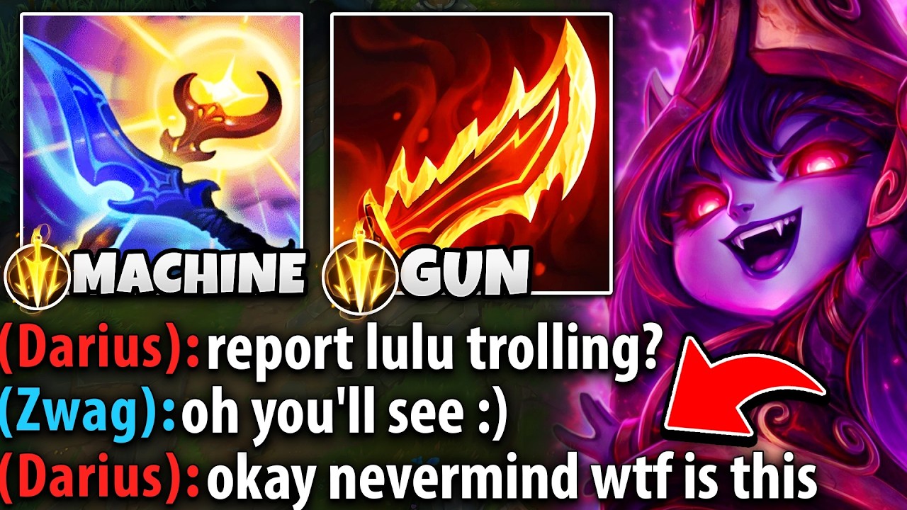 The enemy Darius thought I was trolling with Lulu top... but then I destroyed him
