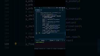 GPS Satellite in Python - Part 2/3⚡️ #short #coding #programming #python