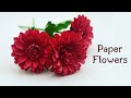 How To Make Easy And Beautiful PAPER FLOWERS / DIY PAPER FLOWER / Paper Craft / Paper Crafts Easy