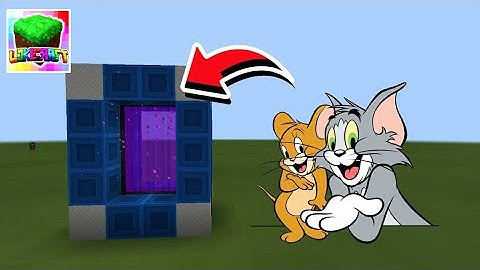 How to Make a PORTAL to TOM & JERRY in Lokicraft