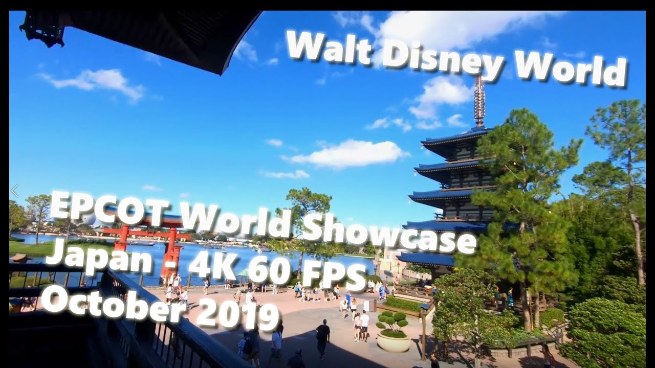Walt Disney World - EPCOT Japan - 4K 60FPS Full Walkthrough - Oct 2019