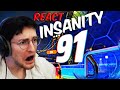 Le niveau monte  react rocket league insanity 91 