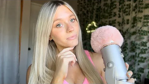 ASMR| Baby Names I Like But Won't be Using (Clicky Whisper) Close to Mic-Tracing, Repeating Words