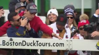 Love that smile! Mookie Betts rides Duck Boat in Red Sox parade