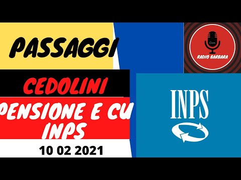 PASSAGGI CEDOLINO PENSIONE E CU SU SITO INPS