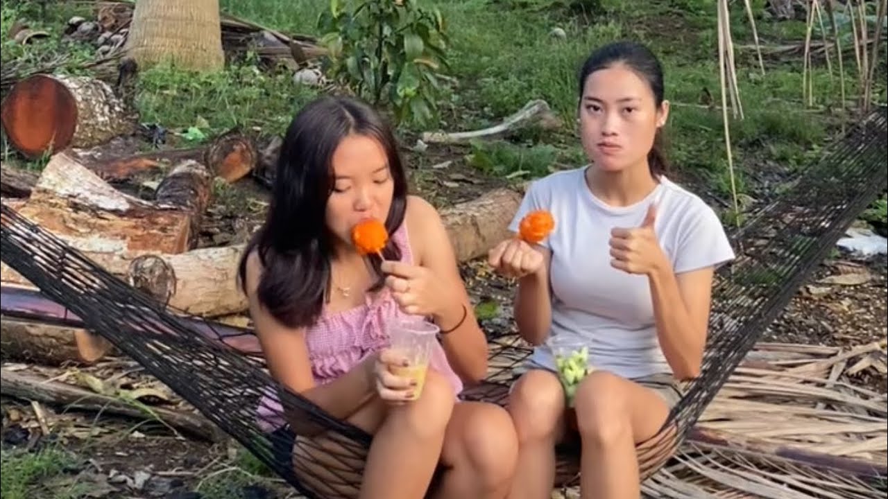RURAL FILIPINA🇵🇭🇵🇭 ENJOYS MANGO AND NATURE 🌴🇵🇭