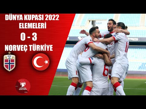 Norveç 0 - 3 Türkiye | Maç Özeti HD | 2022 Dünya Kupası Elemeleri