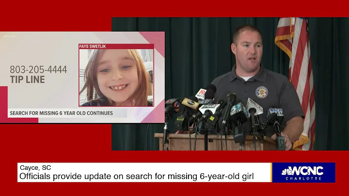 Update on search for missing South Carolina girl Faye Swetlik