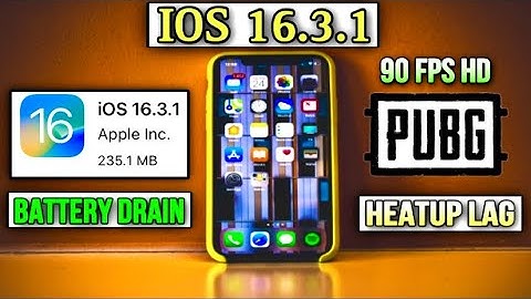 iOS 16.3.1 UPDATE BGMI & PUBG MOBILE TEST FPS HEATUP LAG TEST | BATTERY DRAIN | FIVE OP