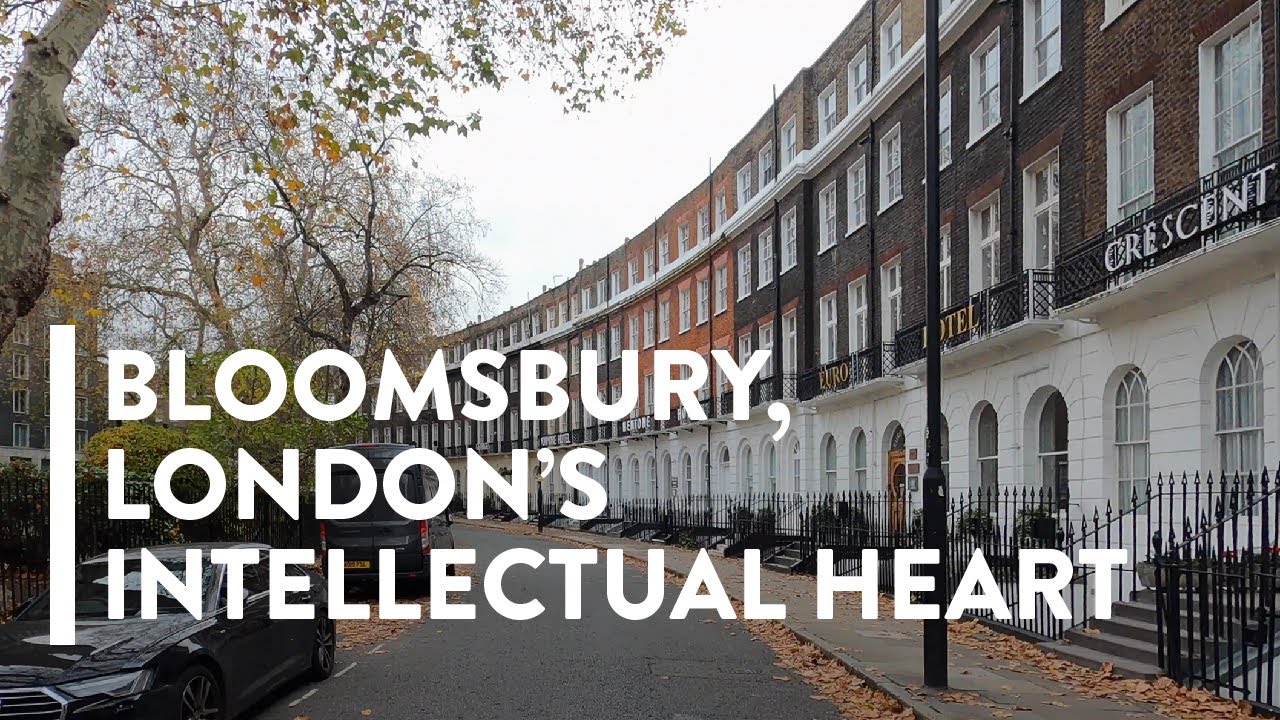 [4K] WALKING: LONDON - Bohemian Bloomsbury