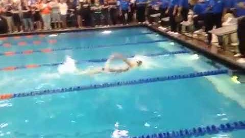 Backstroke - Finish