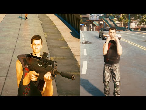 Cyberpunk 2077 third-person mod is wonky, but does the job