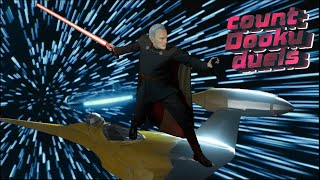 count dooku lightsaber fight duel (no commentary) star wars battlefront II gameplay 2021 граф дуку