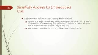 PMS3 8 Sensitivity Analysis 3 %28Reduced Cost%29
