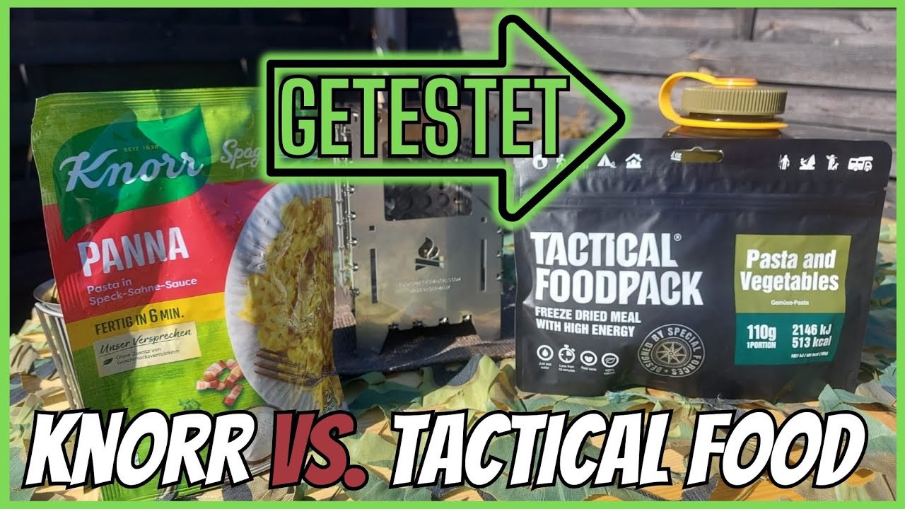 KNORR ZUBEREITUNGS TEST| Doku | Trekking Nahrung | Outdoor Hacks | Selbstversuch | Bushbox TV | 2022