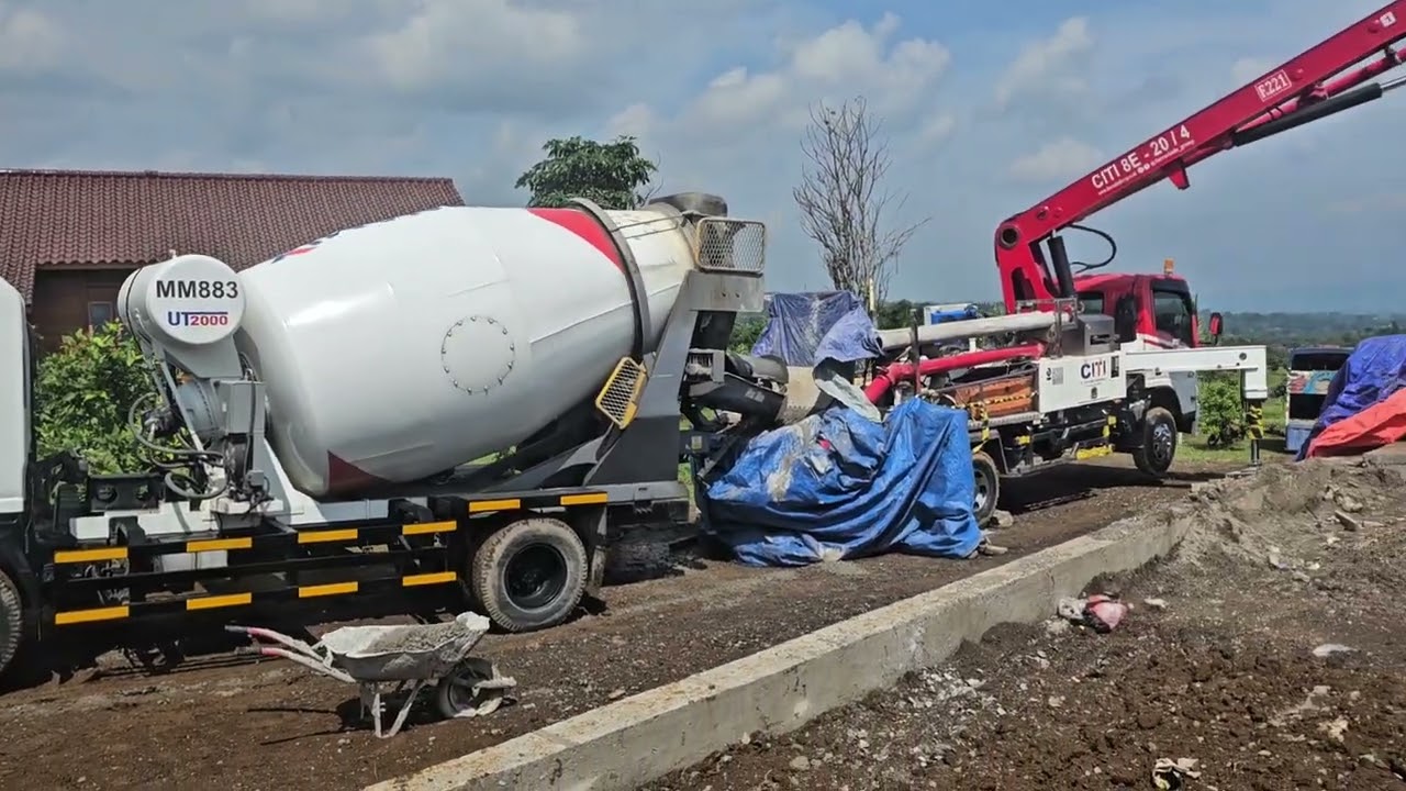 Pengecoran Lantai Beton K300 Wiremesh M10