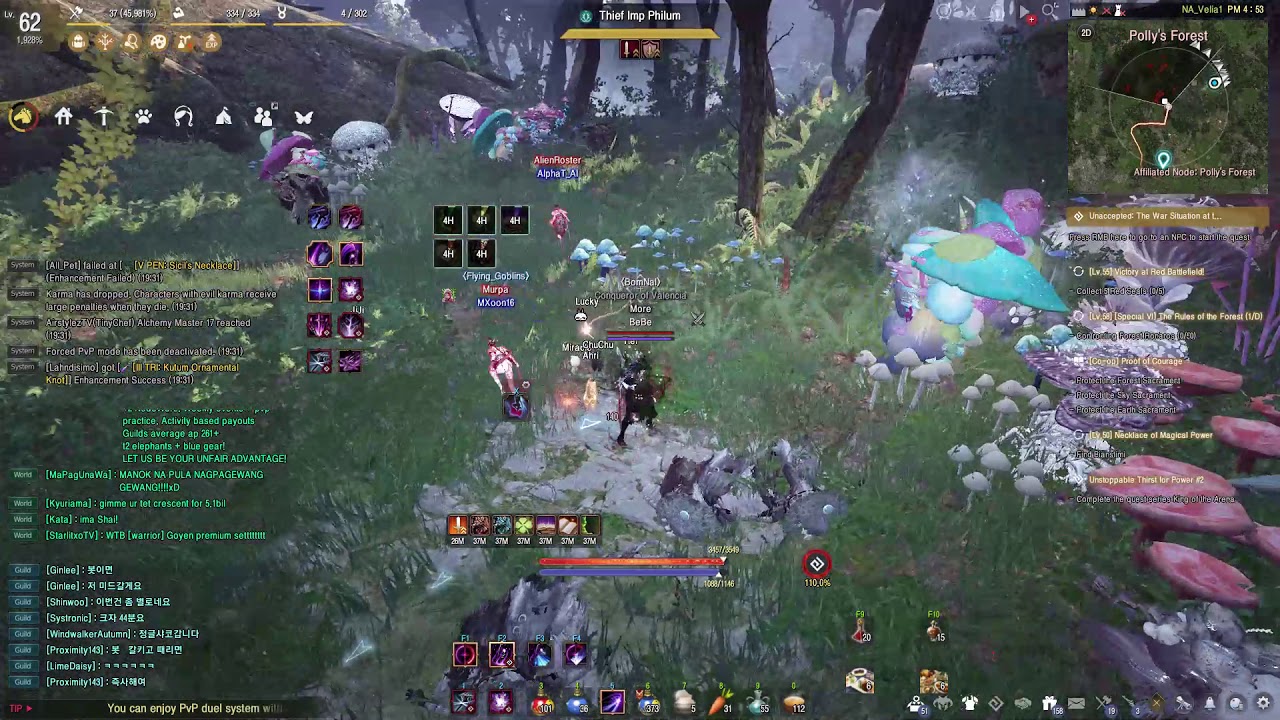 BDO auto grinding bot in Polly's forest YouTube