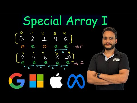 Special Array I | Leetcode 3151