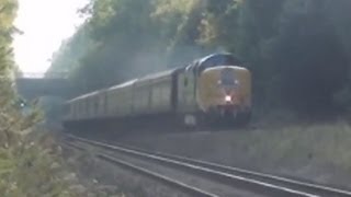 55022 At Battledown Flyover On The Dorset Deltic Explorer