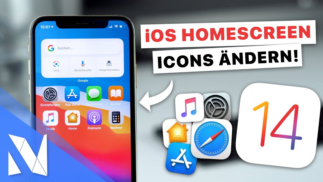 Ios 14 Homescreen Icons Andern Tipps Tricks Icons Wallpaper Download Nils Hendrik Welk Youtube