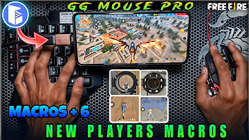 GG mouse pro New Players Macros || ALL NEW Macros Free Fire 🔥 Macro कैसे लगाएं 2025