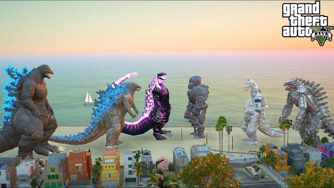 Godzilla Shin, Godzilla, Ride Godzilla vs Mechagodzilla Team and ...