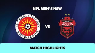 NPL Men's NSW Round 12 Highlights – Rockdale Ilinden v Wollongong Wolves